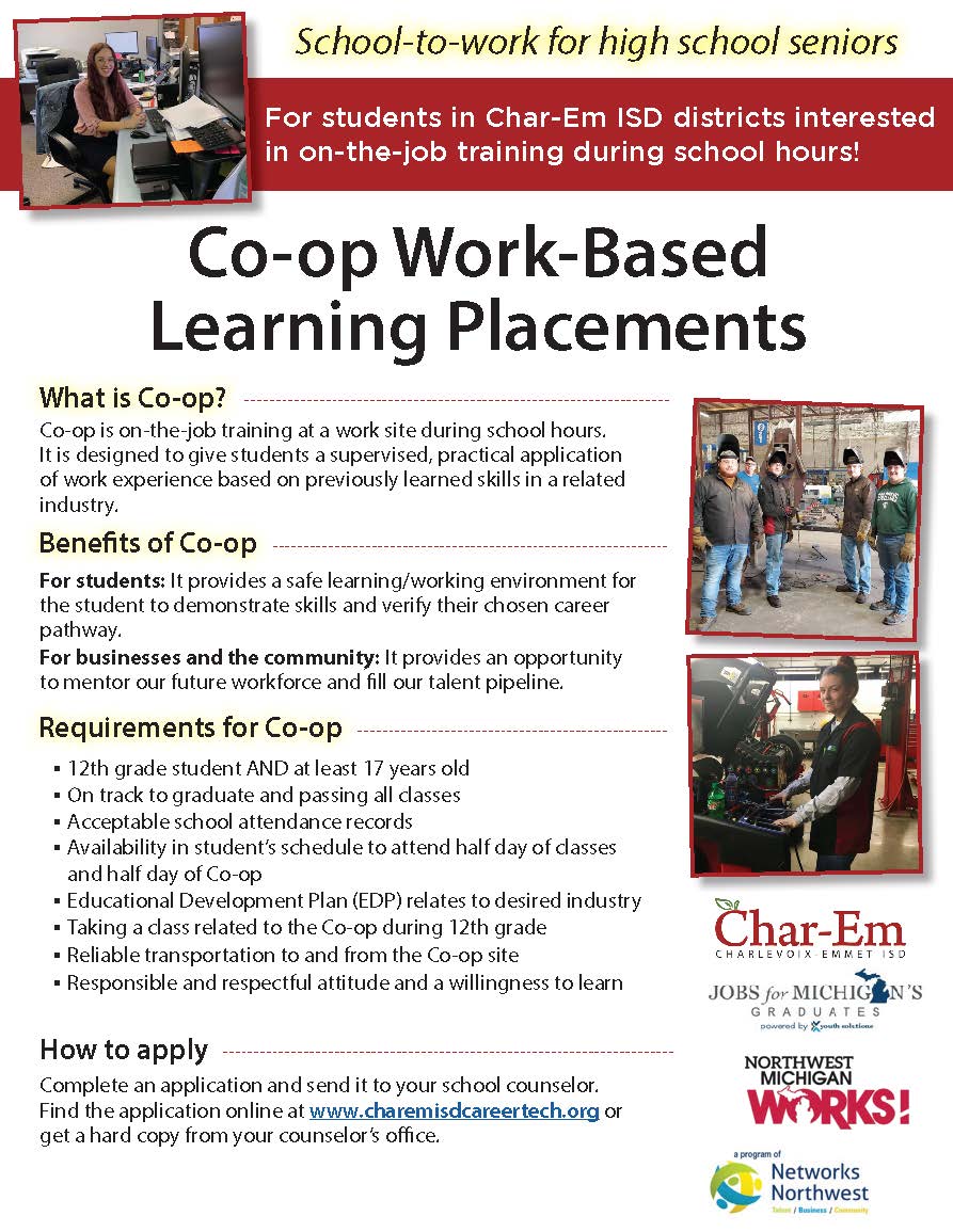 Co op Work Based Learning Char Em ISD Career And Technical Education